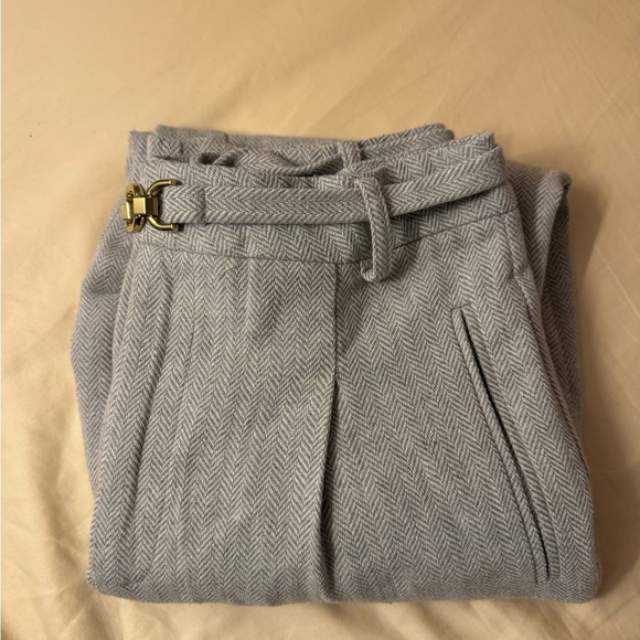 Petite Studio Light Gray Wool Pants - Picture 3 of 4
